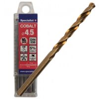 Foret en métal Specialist Cobalt 4 5x80 mm 10 unités