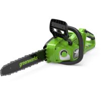 Tronçonneuse Greenworks GD24X2CS36 2x24 V 36 cm rail de guidage (sans batterie et chargeur)