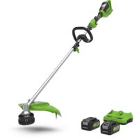 Coupe-gazon Greenworks GD24X2TXK4x 2x24 V 2x4 0 Ah accu.