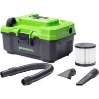 Nettoyeur sec-humide Greenworks G24WDV 24 V (sans batterie et chargeur)