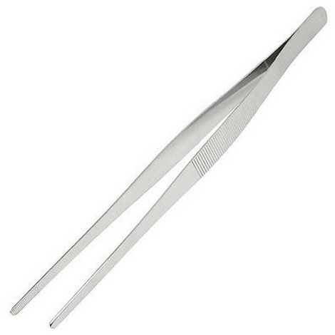 Pinza dritta acciaio tweezers per piante cm 27,5