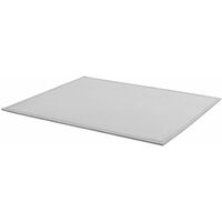 Juskys Krabbelmatte Spielmatte Krabbeldecke Samtmatte Teppich für Kind, Baby, Yoga - rutschfest, weich Kinderteppich Spielteppich 220x180 cm in Grau