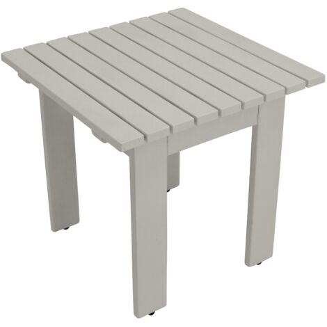 Beistelltisch RIJEKA 46x46x44cm, Eukalyptus weiss beschichtet, FSC®-zertifiziert (1/5)