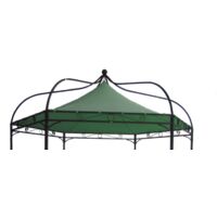 Ersatzdach für Pavillon MODENA, Polyester PVC-beschichtet grün