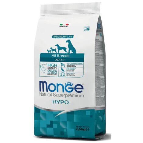 MONGE Natural SUPERPREMIUM Hypoallergénique Chien Croquettes pour Chien