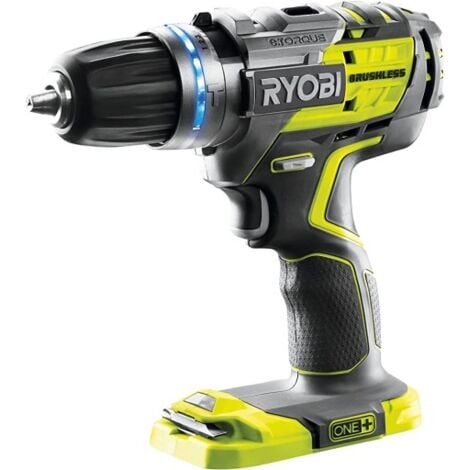 Pack RYOBI Brushless perceuse-visseuse à percussion 18V One+ - Meuleuse d'angle 125 mm 18V One+ - 2 batteries 1 chargeur rapide R18CK2BL-252S