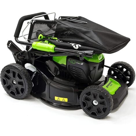 GREENWORKS - Tondeuse tractée 40V - Coupe de 46cm - 1 Batterie 4,0Ah - 1 Chargeur - GD40LM46SPK4x