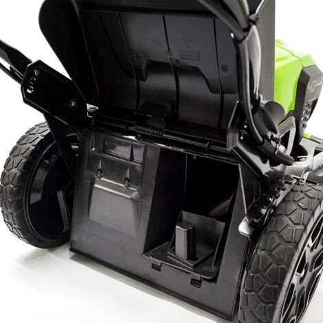 GREENWORKS - Tondeuse tractée 40V - Coupe de 46cm - 1 Batterie 4,0Ah - 1 Chargeur - GD40LM46SPK4x