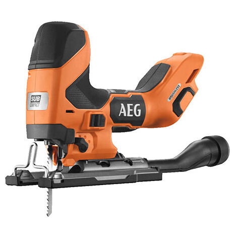 AEG – Scie sauteuse 18V Brushless – Moteur Brushless – Profondeur de coupe 135 mm – Vitesse variable 900-3200 cpm – Pour bois dur (1/3)