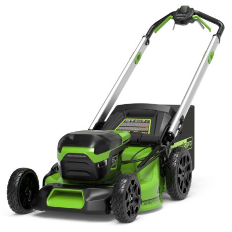 GREENWORKS - Tondeuse à gazon automotrice 60V GD60LM46SP 46cm 3en1