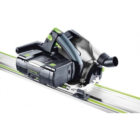 Festool- Scie plongeante sans fil festool tsc 55 5,2 kebi-plus/xl-fs - 2 batteries 18v, chargeur + lame ø160mm + rail fs1400/2-577006