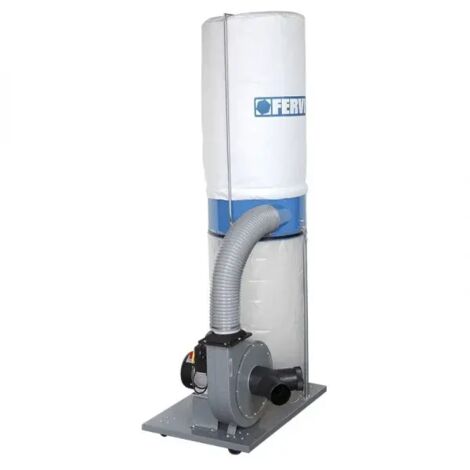 ASPIRATEUR POUSSIÈRE EXTRACTEUR COPEAUX BOIS COLLECTEUR 1500W FERVI 0759