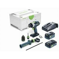 Perceuse-visseuse à percussion sans fil TPC 18/4 5,0/4,0 I-Plus Quadrive FESTOOL - 575605
