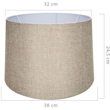 Deco MDL3013 abat-jour en tissu couleur sable