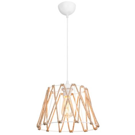 Suspension moderne effet ruban corde réglable 3 lampes RALF