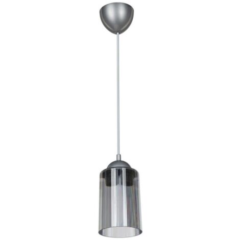 Plafonnier avec abat-jour cylindrique en plastique fumé - Optical ASZ1027 (1/4)