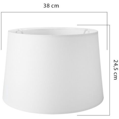 Abat-jour En Tissu Rétro Avec Pompons - Housse De Lampe Décorative 31x32 Cm - Pour Salon, Chambre - Lumière Douce Et Protection Des Yeux - 5