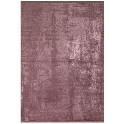 Tapis vintage en bambou antidérapant couleur rose 120x180 cm (1/3)