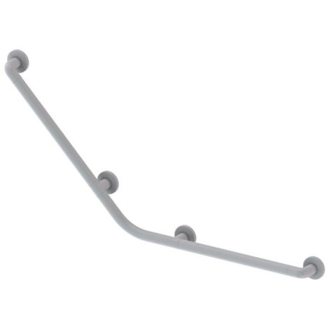 Main courante de sécurité d'angle pour salle de bain blanc 113 cm (1/2)