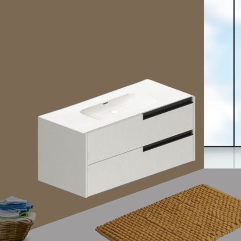 Armoire de toilette murale avec tiroirs couleur cachemire 100x45x50H - Former (1/4)