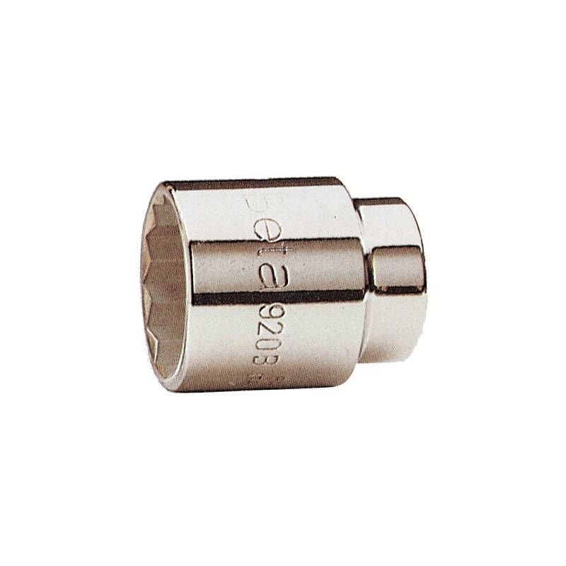 Beta 920B 10 Zwölfkant-Steckschlüssel - 1/2" Antrieb, Verchromt, Für Professionellen Einsatz