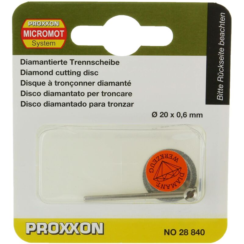 abb.25 Proxxon diamanttrennscheibe 28840