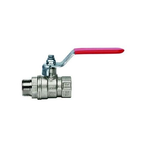 Syveco Kugelhahn Messing 1/2 - PN5 Gasserie Mit Flachstahlgriff Gelb