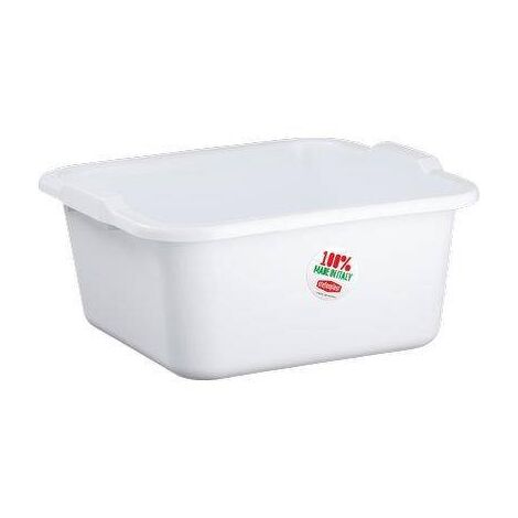 Bacinella Quadra In Plastica 38x37x16 Cm - Contenitore Multiuso, Colori Assortiti - Foto 8