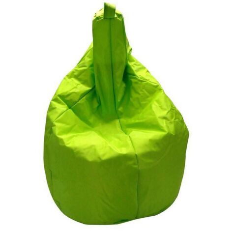 Dmora Pouf de couleur unie, couleur verte, Dimensions 80 x 120 x 80 cm, avec emballage renforcé (1/3)