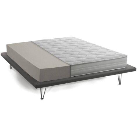 Talamo Italia Matelas carré et demi Costanza, Matelas amovible en Waterfoam, 100% Made in Italy, Anti-acarien et hypoallergénique, Cm 120x200 h19, avec emballage renforcé (1/5)
