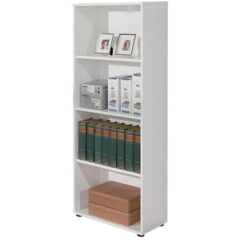 Bibliothèque - Étagère Blanche 30x60x145h cm (1/5)
