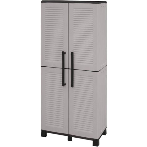 Dmora Armoire à Usages Multiples Plano, Armoire Polyvalente à 2 Portes, Meuble à Chaussures Avec
