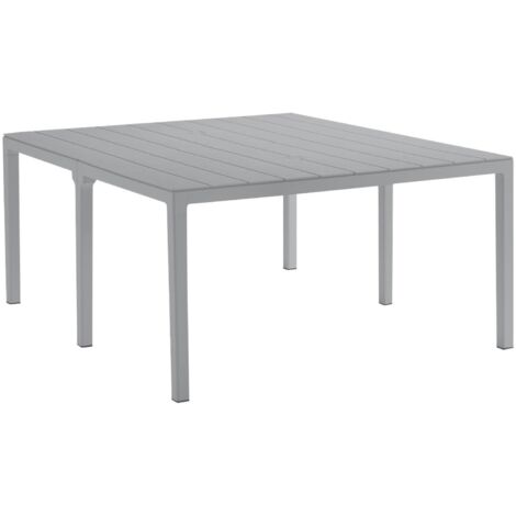 Table d'extérieur Campana, 12 places, mécanisme extensible multipostions made in Italy, 86x292x74h cm gris