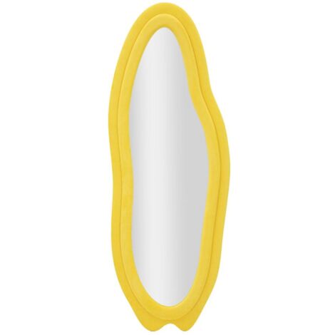 Brione Miroir, Structure Bois Nobilité, Structure Tissu, 4x160h cm Jaune (1/5)