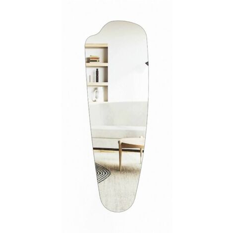 MIROIR Guilmi, Forme Fantaisie, Structure en Bois Nobilité, 2,2x120h cm Transparent (1/5)