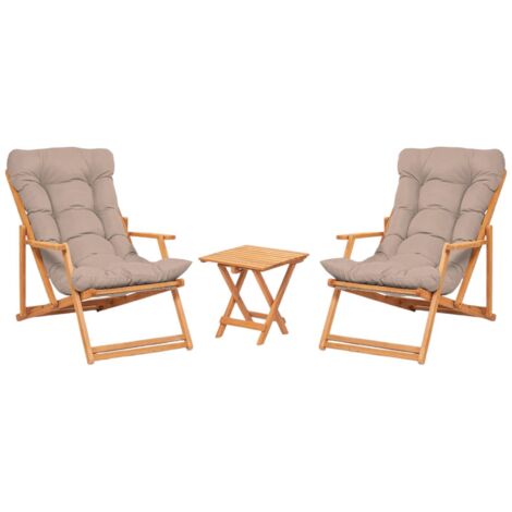 Set Salon de Jardin Biagio, Salon Outdoor 2 Places, une Table Basse, Marron (1/4)