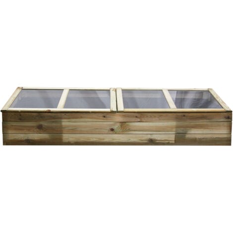 Serre double chassis en bois Florence