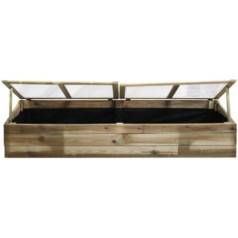 Serre double chassis en bois Florence