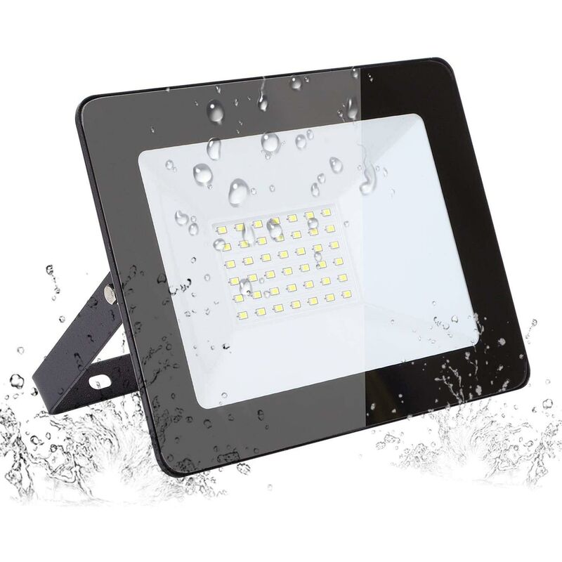 PROIETTORE SLIM LED 30W C/STAFFA 6400K