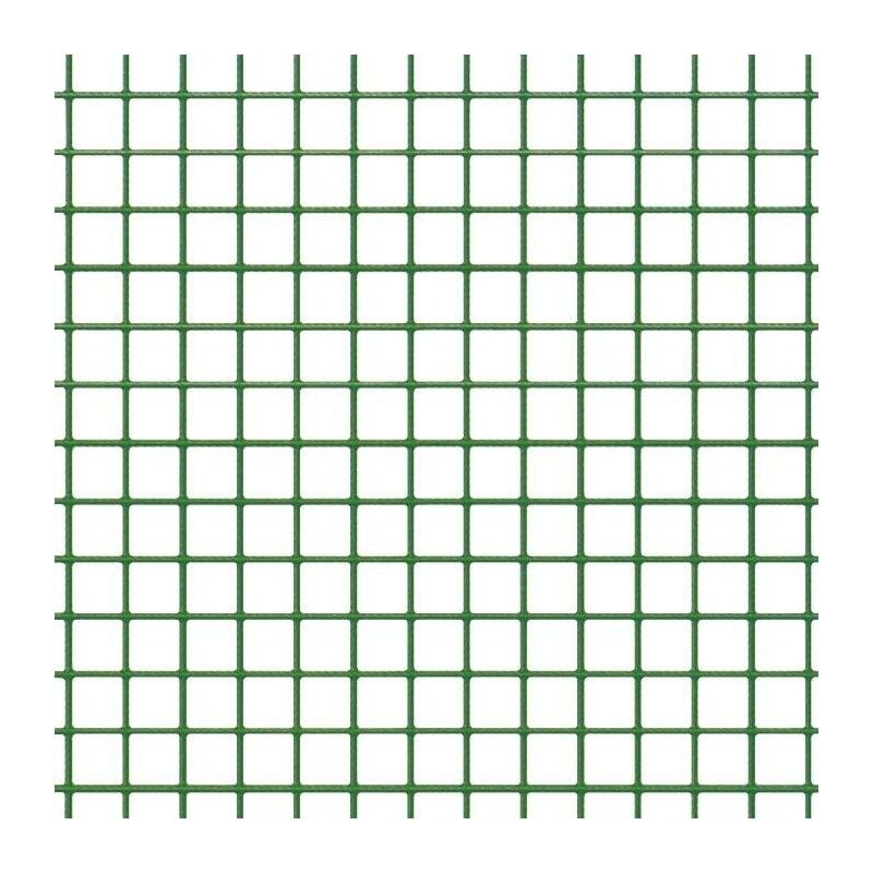 VERDELOOK Rete Metallica Multiuso plastificata Plastiquadra per recinzioni 0.5x5 m
