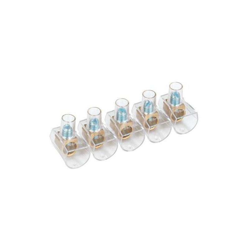 ProPlus 343154S - Morsetto per Telaio per Cavi 6 mm, Lunghezza 28 mm, 10 Pezzi/Confezione