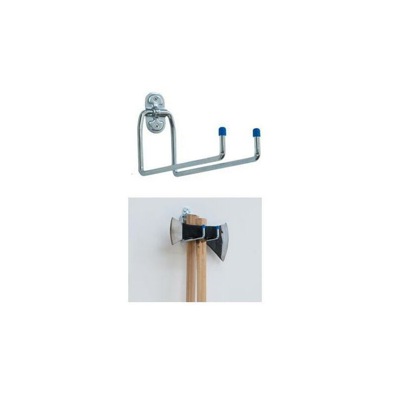 2 Ganci Multiuso Per Asta In Plastica Con Vite - Appendere Luci Natalizie, Corde E Decorazioni (Verde) - 5
