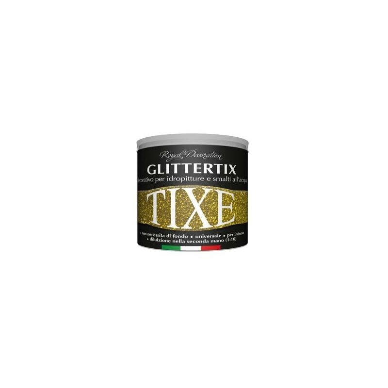 GLITTER 3D IN EMULSIONE 250 ML PER IDROPITTURA PITTURA MURALE BRILLANTINI  DECORO