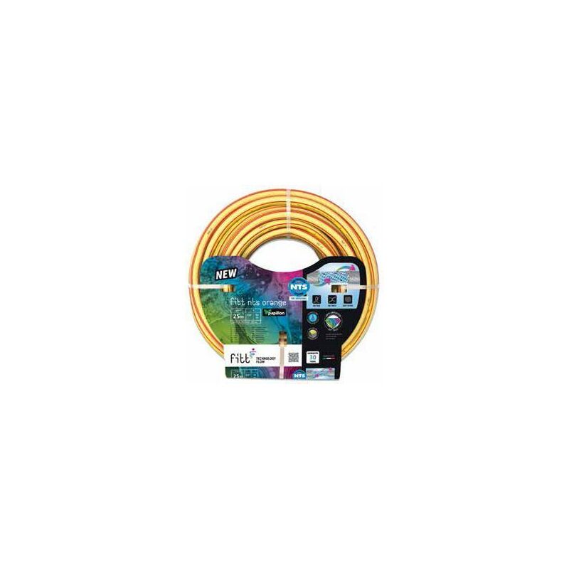 Fitt Wintech Tubo Da Giardino 15m, Diametro 5/8'', Antialga E Antinodo, No Torsion System, Pressione Max 30 Bar, Giallo