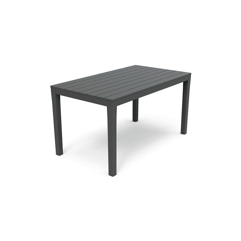 TAVOLO RESINA RETTANG. "SUMATRA" ANTRACITE
