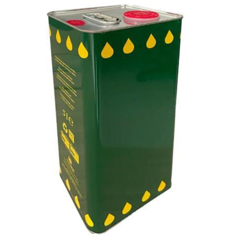 LATTINA LATTA FUSTO PER OLIO BANDA STAGNATA LT.5 CON TAPPO