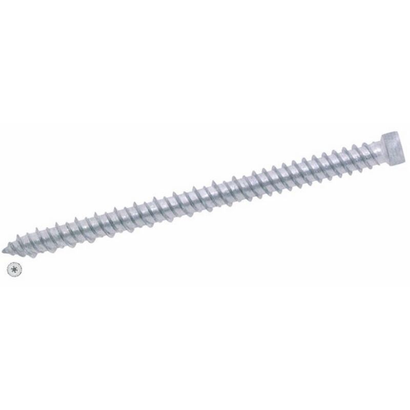 Viti Multifix Timco 7,5x50mm Testa Svasata E Torx - Per Calcestruzzo, Mattone E Legno