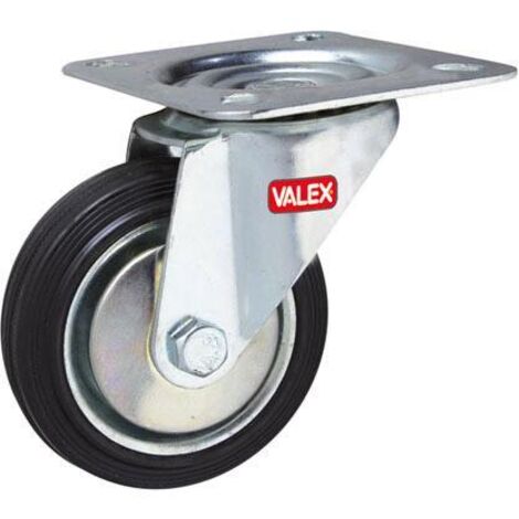 Ruote Girevoli Per Carrelli Ruota Girevole Rigida In Gomma Su Ghisa - Misura 4" X 2", Per Carrelli, Bancali E Attrezzature Ruota Hy-Weld 4040RA1RC - Foto 5