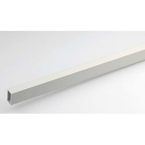 PROFILO ALLUMINIO ARGENTO RETTANGOLARE mt. 2 mm. 20x10x1