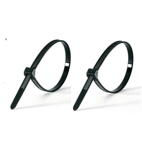 Fascette di cablaggio Elematic plastica 290x4,5mm 100 pezzi nere 5317